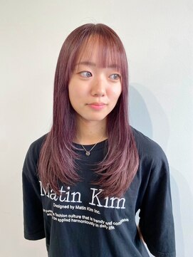 ラヴィズム(LUVISM) ◎韓国ヘアー顔周りレイヤーおくれ毛前髪万代新潟