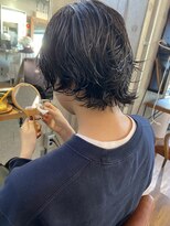 エムクランメイクス 原宿 表参道(m.clan MAKE'S)&nbsp;ウルフパーマショートウルフメンズライクパーマ