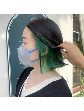 サンクチュアリー ウィズ コネクト(Sanctuary with connect) グリーンインナーカラー