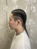 メンズラピス 栄店(Men's Lapis)&nbsp;地毛コーンロウ4本