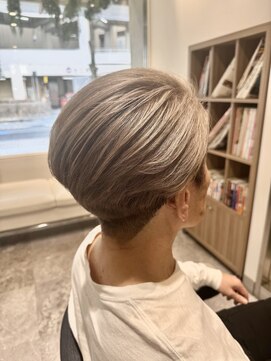 イメージア 町田店(IMAGE A) 大人男子のアッシュベージュツーブロック