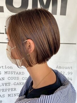 ファブ バイ ルミ(Fab by Lumi) 小顔丸みショートボブ/顔型別ヘアスタイル特集