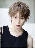 【シャープパーマ×ウルフレイヤー】ショートコンマバング