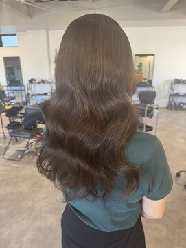 ナンバー(number+) 20代30代40代大人可愛いオルチャンヘアアッシュベージュ