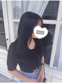 ロング×顔まわりレイヤー