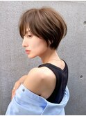 ショートヘア/分け目なし/イメチェン/30代40代50代60代/表参道