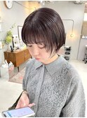 ショートボブ/大人女子におすすめ/ミニボブ/束感カット