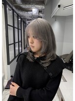 ヴァイス 新宿店(VAICE) Silvergrey ブリーチ2回~
