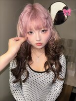 キオクエコ(KIOX eko)&nbsp;デザインカラー/レイヤーウルフカット