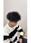 短髪×ツイストスパイラルパーマ