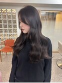 クラゲヘアー/小顔に見せるヘア/ココアベージュ/梅田