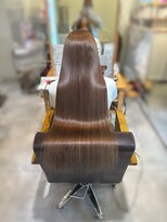 ブレンドバイハピネス(Blend by happiness)&nbsp;スーパーロング×髪質改善×ブリーチなしwカラー　after