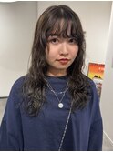 パーマ/セミロング/オリーブ/レイヤーカット