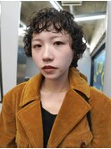 ショートパーマ／パーマ／ショートヘア／ショートマレット