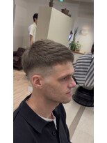 オアゾバーバー(OAZO BARBER)&nbsp;スキンフェード×クロップスタイル