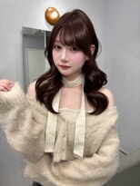 プリアバイポプルス 渋谷(pria by popls)&nbsp;ミディアムレイヤーハッシュカット顔周りレイヤーカット韓国ヘア