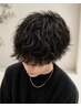 【愛花限定】洒落るメンズパーマ+眉カット+スパマッサージ ¥11,000