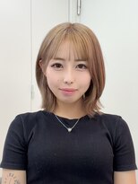 ロサ ファイブヘアー(Rosa..5Hair)&nbsp;黒染めから1ブリーチ！ミルクティーベージュ★