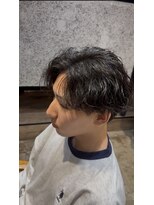 ニト(nito.)&nbsp;行徳メンズマッシュ×シャドウパーマ／自然な毛流れと清潔感ヘア