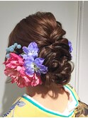 着付けヘアセット