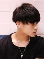 ネイビー(NAVY)&nbsp;乾かすだけでキマる ノーセット 素髪サラサラマッシュ