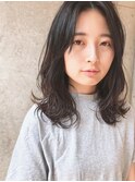 ナチュラルで柔らかなニュアンスウェーブ