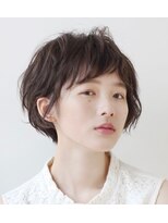 モッズ ヘア 新宿サウス店(mod's hair)&nbsp;センターパートのスリークショート