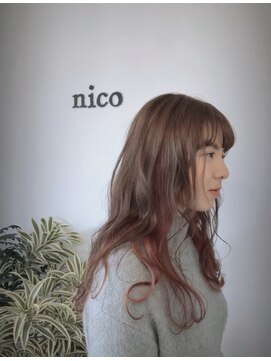 ヘアーコレクトニコ(hair collect nico) インナーフェアリーピンク