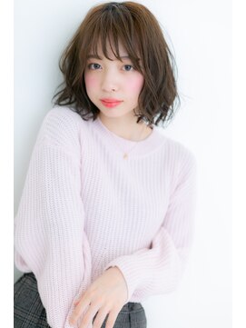 カバーヘア 上尾西口店(COVER HAIR) 大人かわいい無造作カールの重軽ふわミディZ上尾10代20代30代