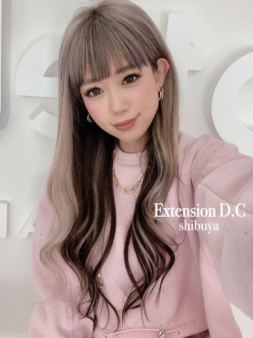 EXTENSION D.C 渋谷】カラーエクステ インナーカラー