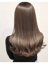 ナンバー ユアイロ 川崎(N° uairo)&nbsp;大人かわいいエギョモリ ミルクティーブラウン ひし形シルエット