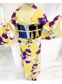 結ばない帯☆プリーツ帯♪