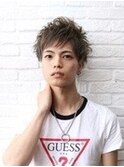 Johnny MEN 高田馬場 グレージュブラストショート