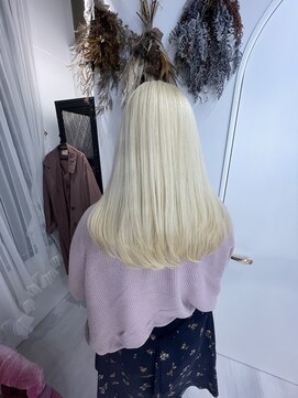 シェルマン(Charmant) 髪質改善ミルクティーベージュケアブリーチダブルカラー