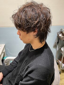 フレームプラス 御堂筋難波店(FRAME +) マッシュウルフ韓国ヘアマッシュツーブロックツーブロ