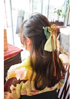 ベル(BELL)&nbsp;卒業式ナチュラルハーフアップ【BELL用賀/桜新町】