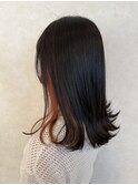 インナーカラー/オレンジ