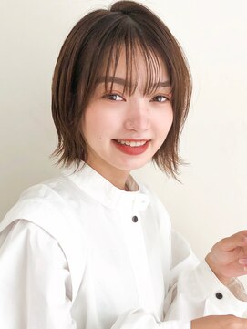 リヤン 表参道(lyann) ケアカラー20代30代40代◎大人可愛い薄めバングこなれミディ