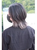 #インナーカラー #インナーシルバー #シルバーカラー #ウルフ