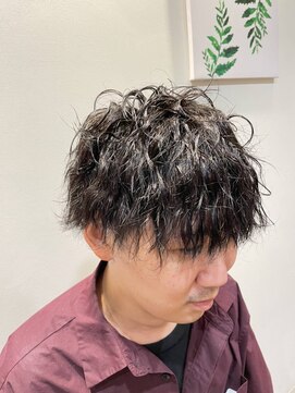 クローバー 本店(CLOVER) SNSで人気の波巻きパーマ×２ブロック