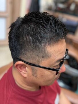 アポロカットステージ 相模大野店 アップバング/ツーブロックマッシュ<理容室>[メンズ/相模大野]