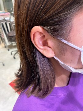 エフエフヘアー(ff hair) back style☆イヤリングカラーvol.804