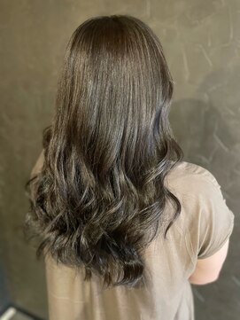 トータルビューティサロン シェリ(total beauty salon cheri) ディープグレージュ×ロングレイヤー