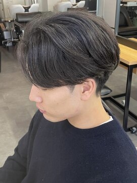 グッドタイムエフティフィフス 横浜西口(GoodTimes ft.fifth) 横浜ニュアンスパーマセンターパート毛流れパーマコンマヘア韓国