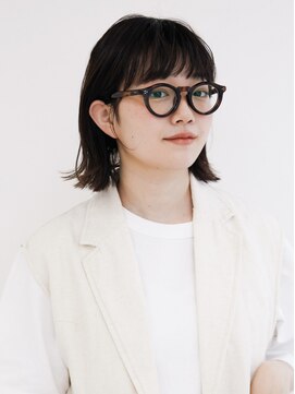 オンク 新宿(onk) 黒髪/グレーベージュ/レイヤーロング/前髪パーマ[新宿駅]