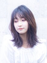 ジェニーバイメノン(JENNIE by Menon)&nbsp;くびれミディ　美髪　髪質改善　こなれミディ　前髪