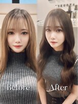 ラピス 福岡天神店(Lapis) チョコレートブラウン×エクステ80本