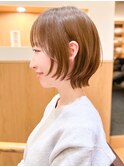 大人ショートボブ丸みショートカットマッシュショートウルフ