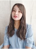 Aラインのセミウェットミックスカール