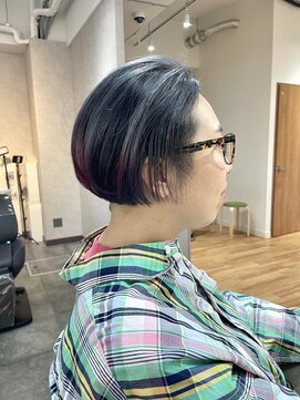 サンテ 東神奈川(Sante) デザインカラー×ボブ